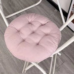 coussin rond épais couleur unie antidérapant tapis tatami doux polyester coton moderne toilette sieste