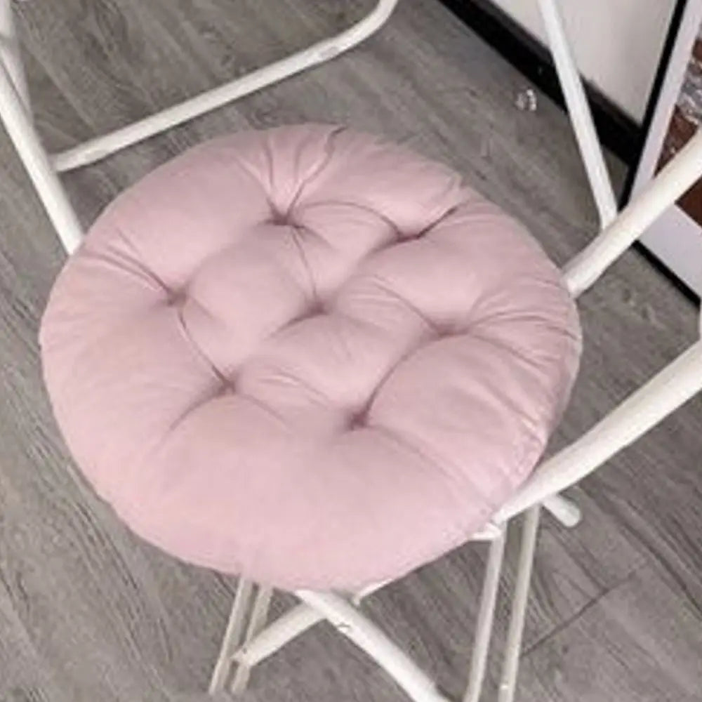 coussin rond épais couleur unie antidérapant tapis tatami doux polyester coton moderne toilette sieste