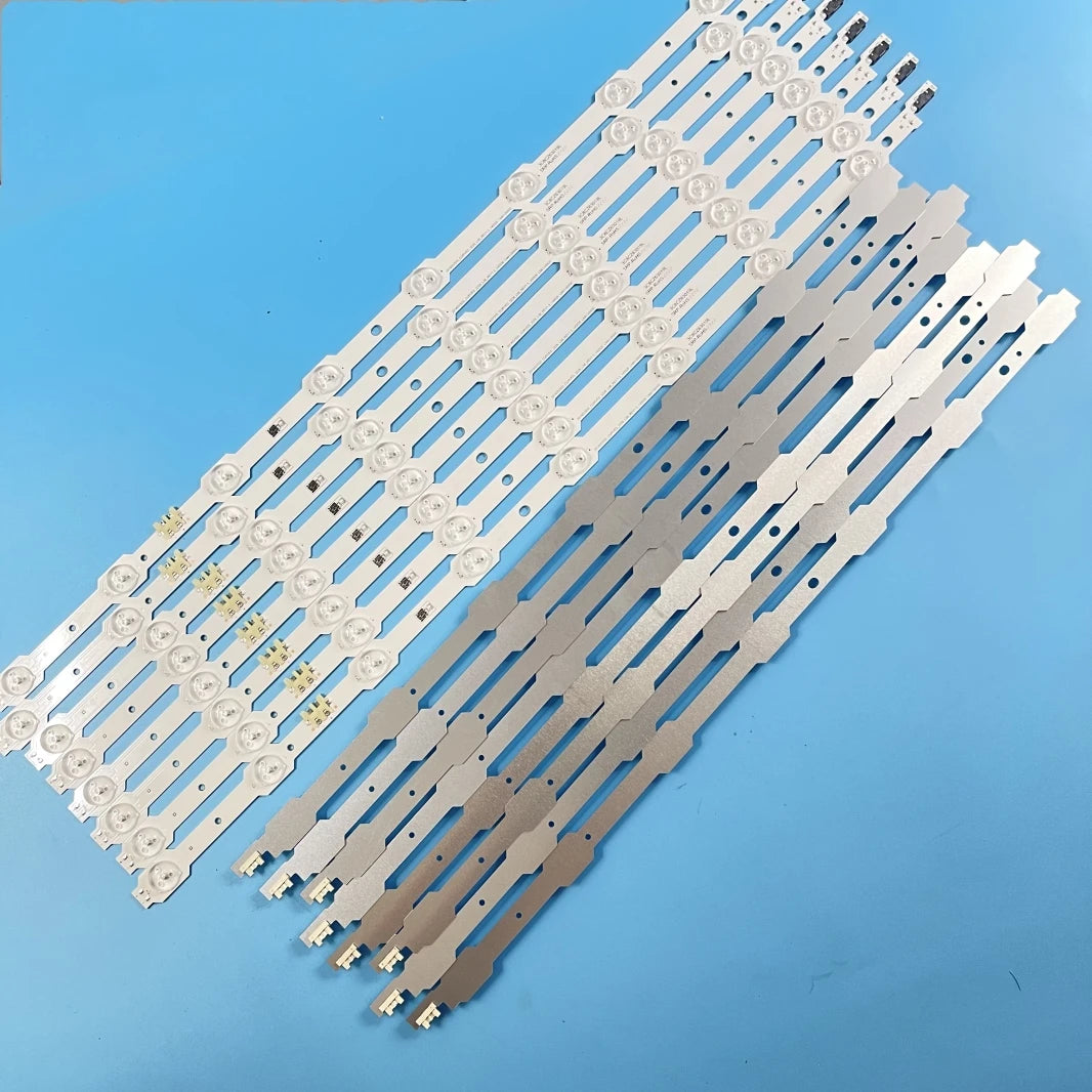 bande led rétro éclairage blanc moderne téléviseur fixations led rondes uniformes
