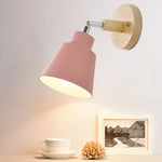 lampe murale moderne conique noire gris blanche jaune rose éclairage chambre entrée étude