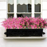 plantes artificielles herbe fine violet rouge rose blanc moderne extérieur intérieur décoration anniversaire mariage