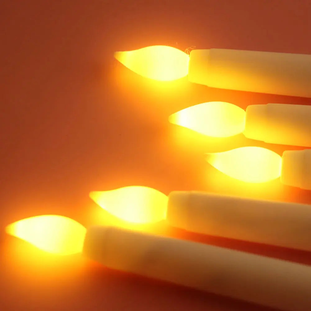 bougies led sans flamme télécommande blanc rouge vert marron beige moderne minimaliste