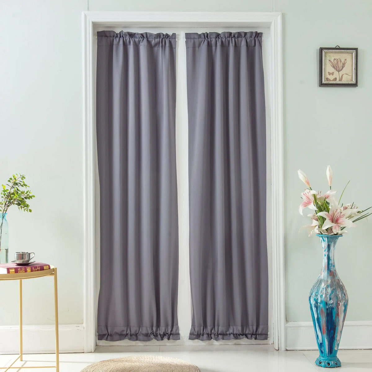 rideau moderne rayures horizontales opacité beige ruban serrage salon chambre