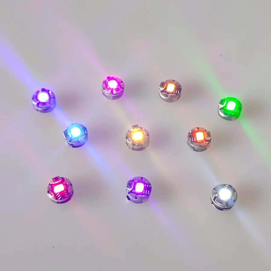 lampe led bouton clé super lumineuse couleurs variées moderne compacte diorama bricolage modélisme roboteque