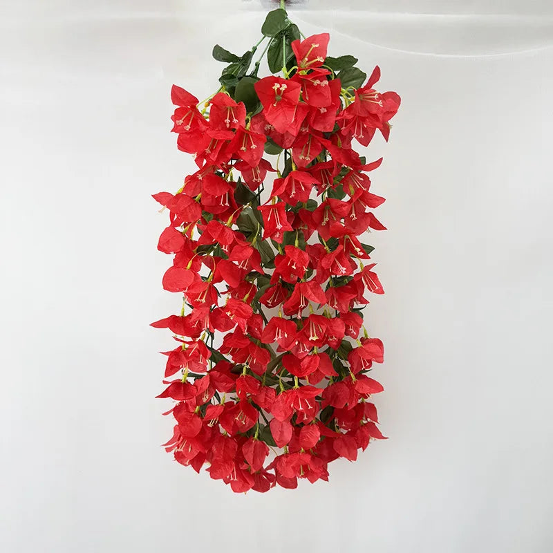 guirlande fleurs artificielles 88cm rose violet rouge blanc intérieur décoration mariage anniversaire
