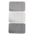 support savon texture granulée gris clair moderne adhésif respectueux environnement absorbant rapide salle bains