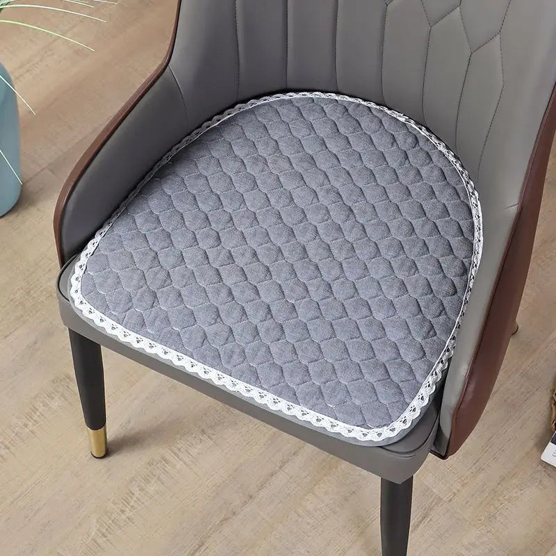 coussin chaise quilté moderne fibre polyester coton géométrique noir gris orange bleu