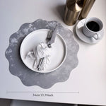 serviettes table velours moderne vert marron gris rose beige respectueuses environnement