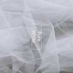 nappe tulle blanche transparente décoration mariage festive élégante largeur 72cm longueur 300cm