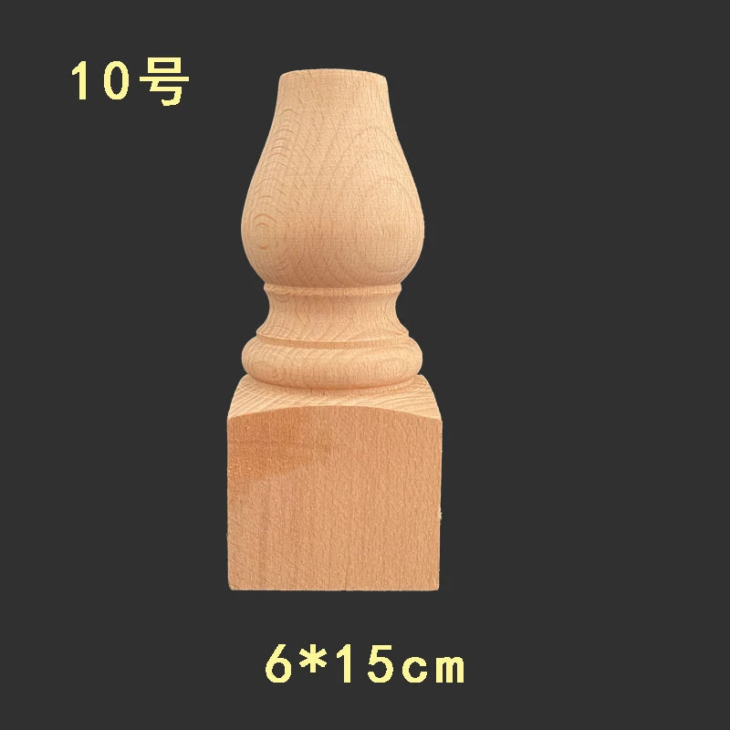 poteaux clôture bois naturel grain classique décoration maison tête lit colonne sculpture bois brut