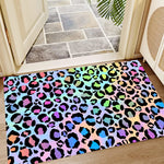 tapis sol antidérapant personnalisable imperméable résistant bactéries moderne multicolore floral