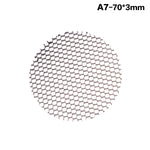 grille circulaire led noir maille fine moderne éclairage doux antiéblouissement chambre salon