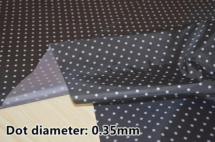 tissu imprimé imperméable motif points blancs coton bricolage couture décoration intérieur multi couleur