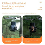 lampe solaire led moderne motif floraux découpés certifiée ip65 protection abs matériaux noir