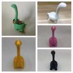 support bijoux forme dinosaure or noir blanc rose vert moderne adhésif créatif anneaux mat