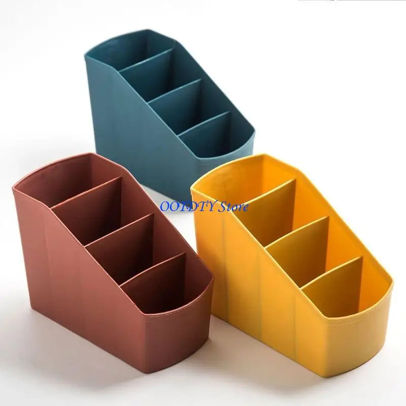 organisateur moderne rose bleu jaune stylos téléphones télécommandes papier magazines 12.5cm 9cm 16.7cm
