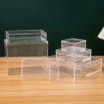 boîtes rangement transparentes empilables multi usages éco responsables moderne minimalistes