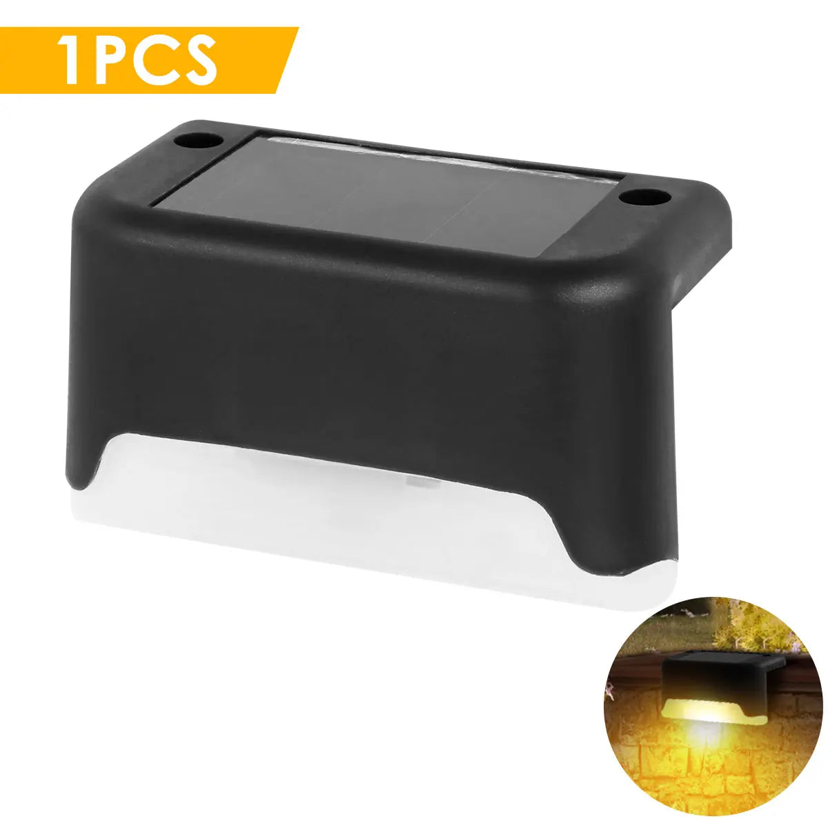 lampe solaire moderne noire ip65 led autochargeante clips extérieure autonomie hydrofuge