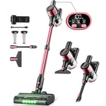 aspirateur sans fil rechargeable 45 minutes modes aspiration brosse multifonctionnelle tapis animaux
