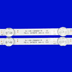 barres lumineuses led blanc orange leds surface lisse industrielle technique
