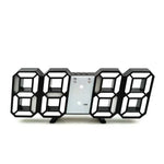 horloge digitale led moderne horaire date minimaliste cubique chiffres imposants