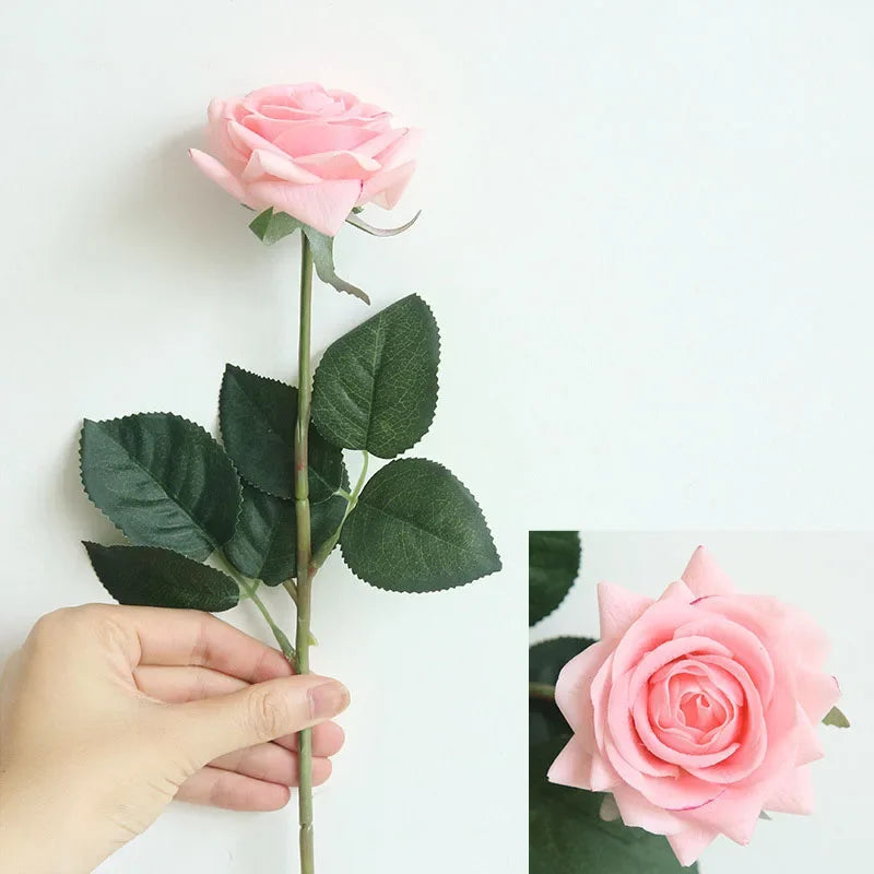décoration intérieure bouquets roses artificielles rouge rose blanche anniversaire mariage festive automne
