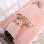 serviettes microfibre douces marron rose bleu blanc gris velours modernes absorbantes