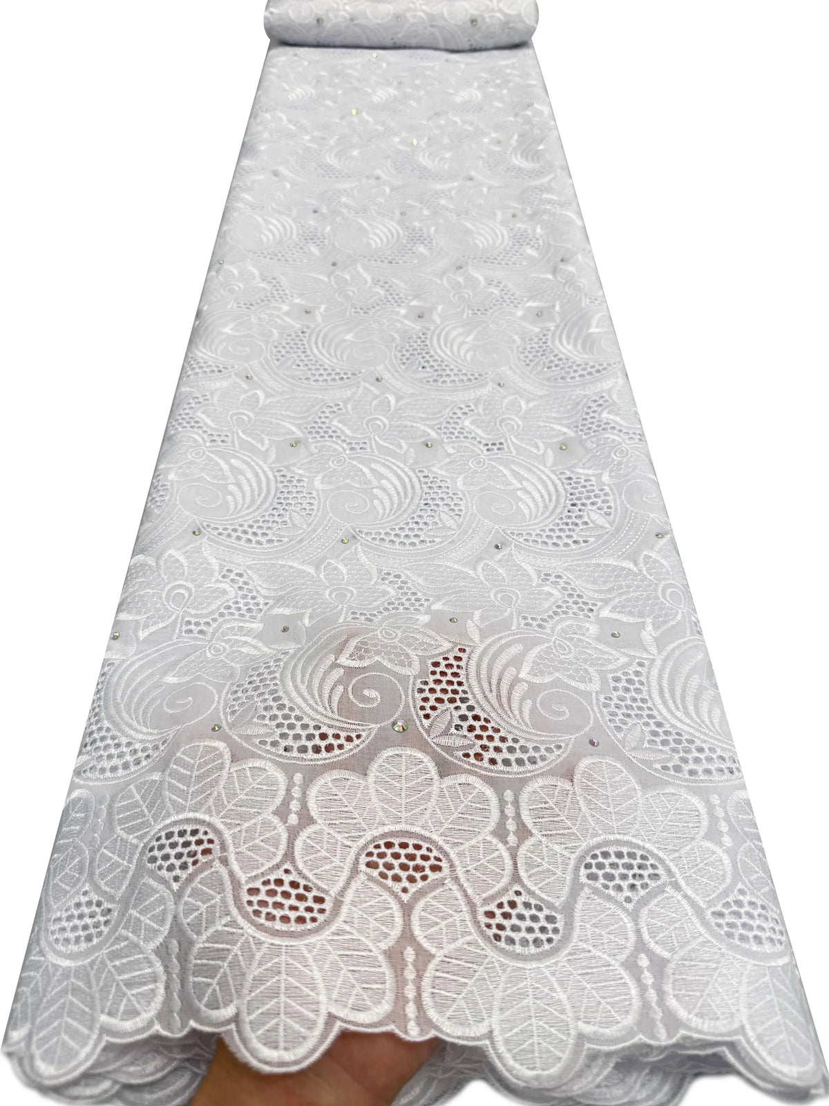 tissu brodé violet bleu rose floral occasion mariage qualité élevée dentelle polyester opaque élégant