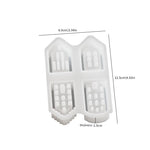lampe poser maison forme moderne fenêtres toit blanc silicone minimaliste