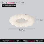 luminaire suspendu moderne blanc sphères diffusion lumineuse chambre salon étude entrée led dimmable