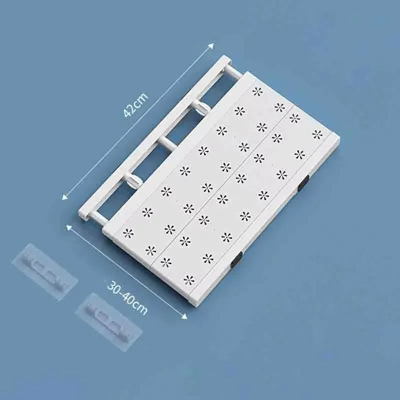 étagères modulables blanc motif fleurs modernes clips réutilisables acier durable 10x32 48cm