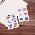 sticker répulsif moustiques autocollant naturel multicolore animaux dessin animé adhésif réutilisable enfants protection maison