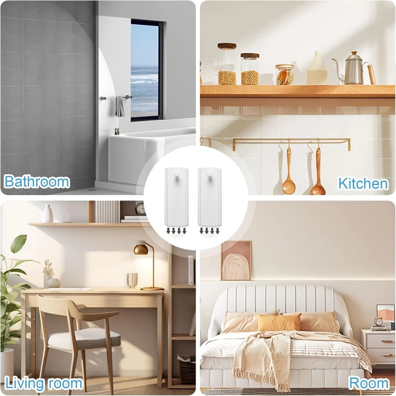 support mural adhésif blanc moderne sans perçage tableaux accroches pièces