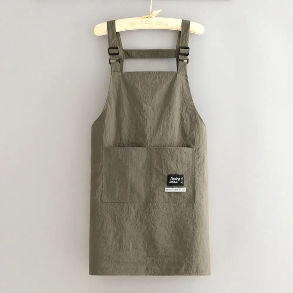 Tablier kaki élégant avec design réglable