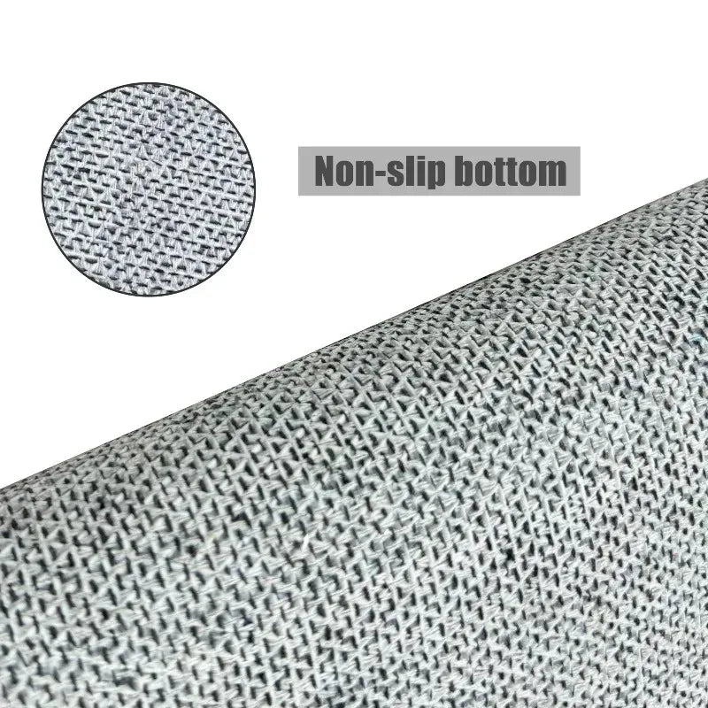 tapis vert feuille moderne salon chambre décoratif polaire polyester antidérapant