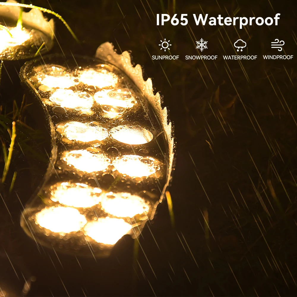 projecteur extérieur led aluminium ip65 spot arbre noir moderne éclairage paysager 210mm 310mm 380mm