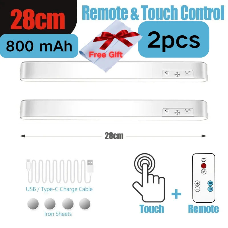 lampe led moderne rechargeable télécommande interrupteur tactile 28 48 cm blanc adjustable