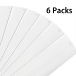 lames remplacement stores verticaux blancs pvc opaques modernes 8.9cm 209.6cm découpées mesure clips ciseaux