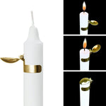 extincteur automatique bougie or flamme sécurité mèche clip extintion maison intérieur extérieur adjustable métal