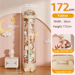 boîtes rangement jouets transparentes moderne rose clair pliables multifonctions organisation enfants storage zipper toy