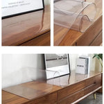 protège tables transparent moderne adhésif imperméable pvc sans motif pâques noël mariage