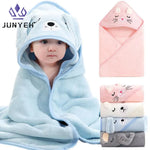 serviette bébé capuche animaux douce bleu rose gris blanc fourrure soft confortable tranchée mouillage