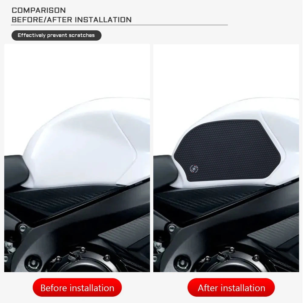 protège selle moto noire adhésif caoutchouc pvc moderne antidérapant protection grain riz