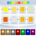 puce led cob carrée haute luminosité projecteur éclairage diy blanc chaud froid
