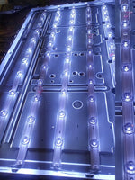 bande lumineuse led blanc moderne connecteurs electriques diodes rangees opacite sans visibilite fixations incluses