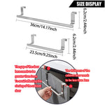 support serviettes acier inoxydable moderne rayures horizontales clips salle bains cuisine