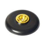 support violoncelle adhésif noir doré moderne 95mm diamètre 26mm hauteur