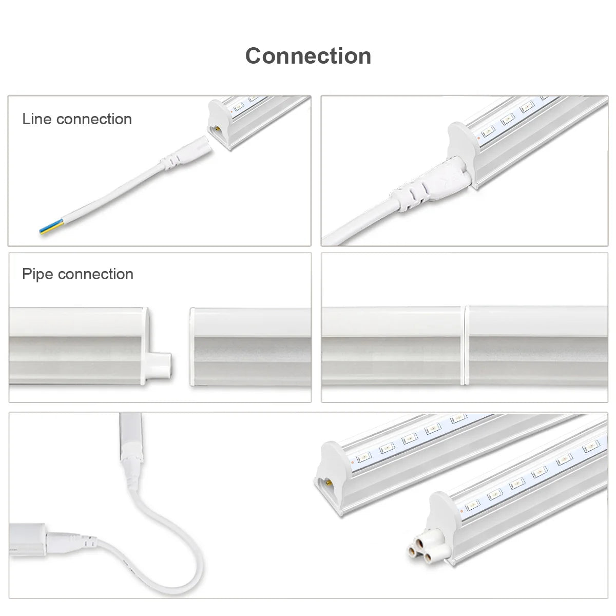 barres culture led 30cm 57cm clips rouge bleu violet hydroponie serre éclairage spécial