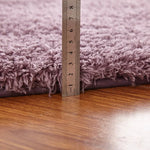 tapis doux décoration intérieure moderne gris beige salle bain antidérapant poils suède