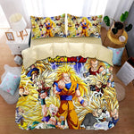 Détail du design Dragon Ball Goku sur la housse